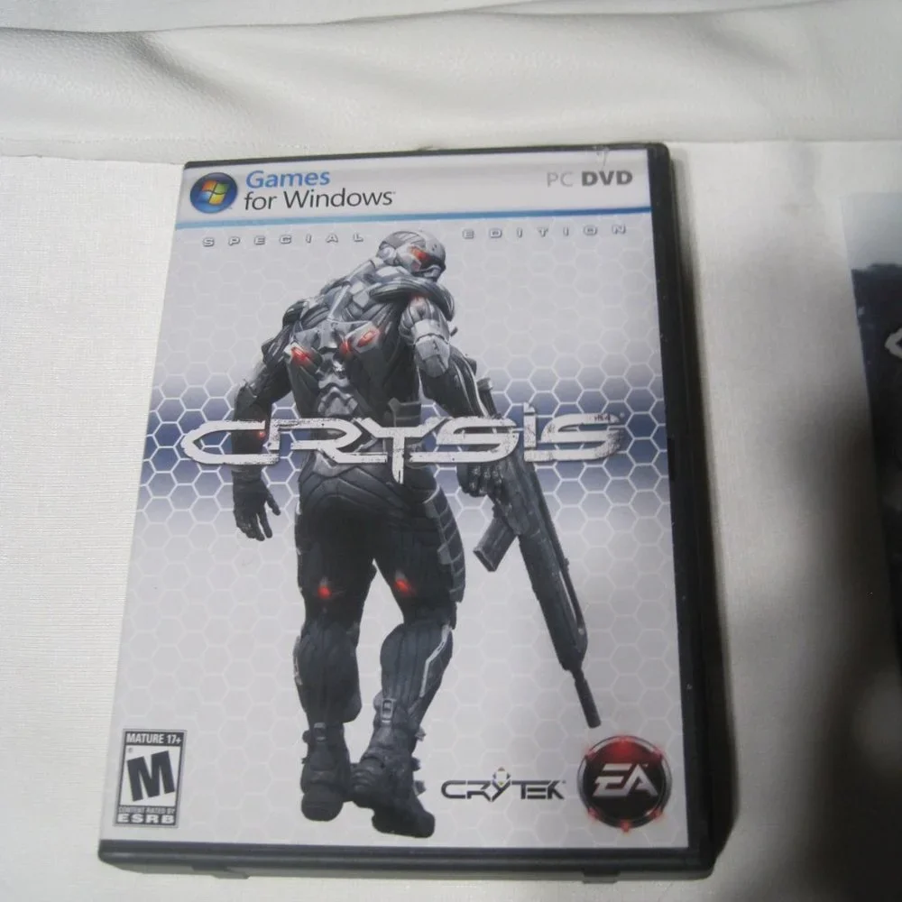 CRYSIS Limited Edition and CRYSIS WARHEAD and Wars PC Games (2008, rated M 17+)